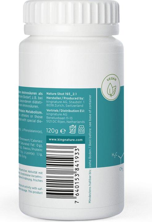Immagine prodotto Kingnature Amino Vida Tablet (240 Pezzo/i, Pillole, 153 g)