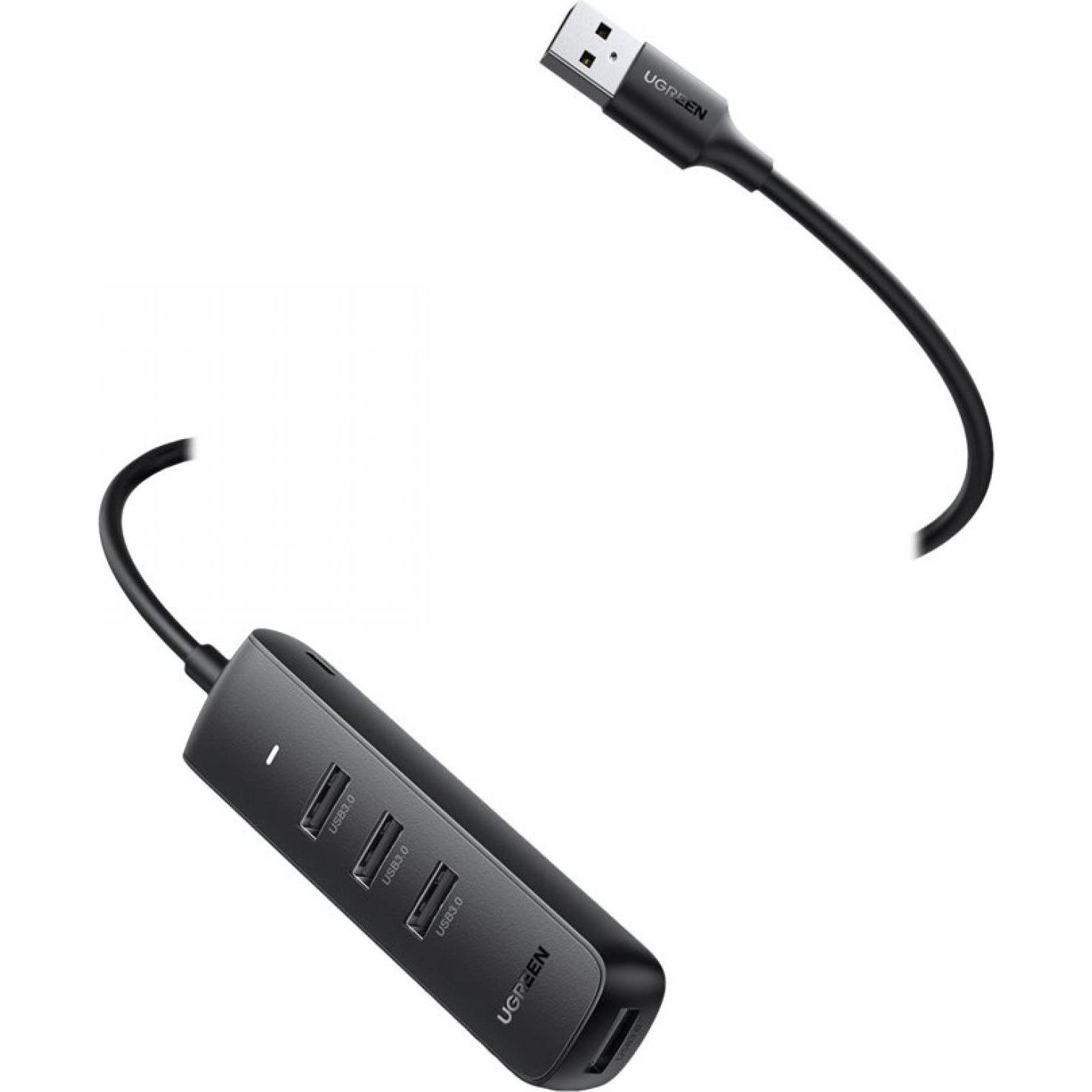 Ugreen CM416 (USB-A, 4 Ports), Dockingstation + USB Hub, Schwarz