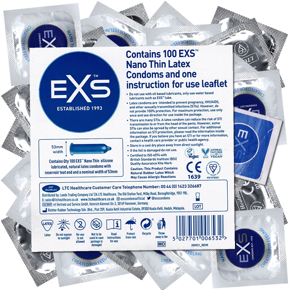 Image du produit EXS Nano Thin (100 pcs)