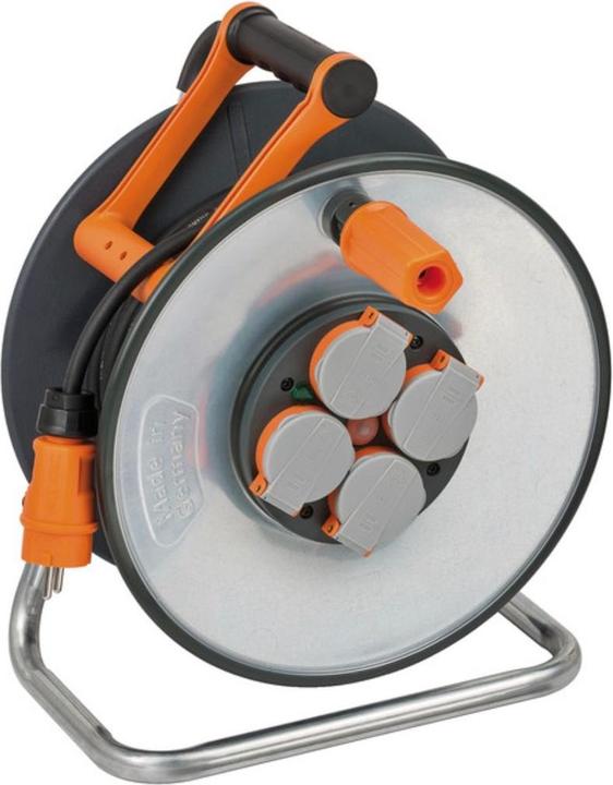 Produktbild Brennenstuhl Kabeltrommel 25 m Schwarz Schutzkontakt-Stecker 9191250100 (25 m, 1.50 mm²)