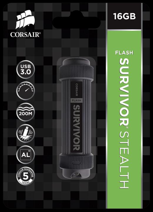 Produktbild Corsair Flash Survivor Stealth (32 GB, USB-A, USB 3.0)