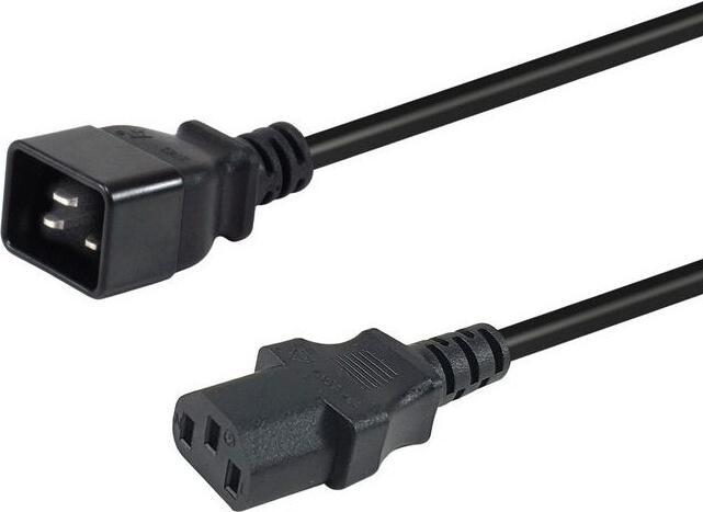Produktbild equip Netzkabel Anschl. -> C13 180°gew. sw (3 m)