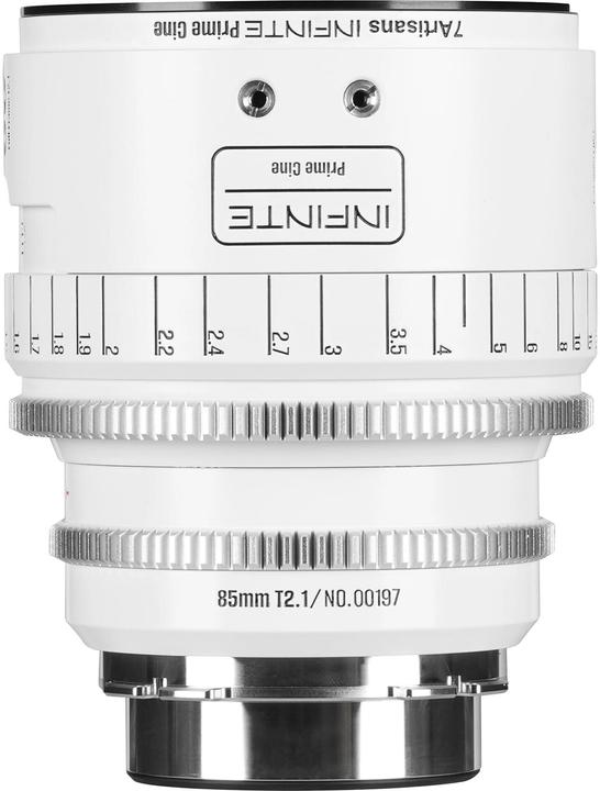 Produktbild 7artisans 85T21W-PL INF 85mm T2.1 INFINTE PL Mount (White) (Arri PL, L-Mount, Vollformat)