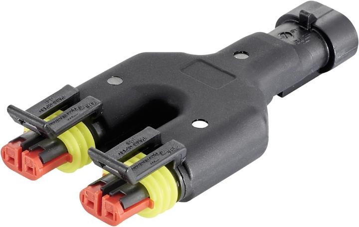 Produktbild Kalitec SuperSeal 2 polig Y- Verteiler 1,5 mm I Kfz Stecker 2-Wege I wasserdicht staubdicht IP69K I