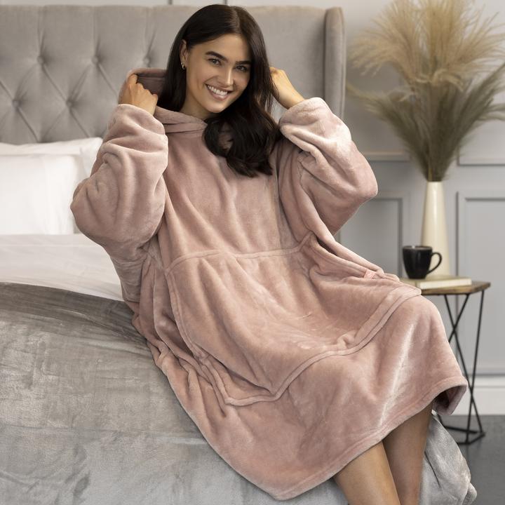 Produktbild Heat Holders Oversized Hoodie Decke | Plüsch Blanket, Pullover Decke Fleece (One Size)