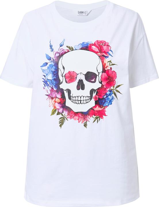 Immagine prodotto Angel of Style T-Shirt, Boxy Fit, Blumen-Totenkopf-Motiv (60)