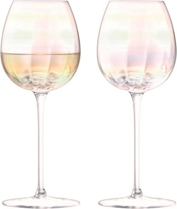Produktbild LSA 2er Set Pearl Weiweinglas 325ml Perlmutter (32.50 cl, 2 Gläser, Weissweingläser)