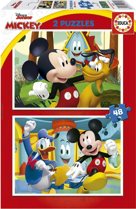 Image du produit Educa Puzzle Mickey Mouse Funhouse 2x48 pièces (48 pièces)