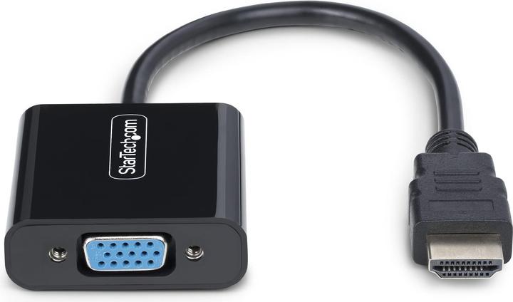 Produktbild StarTech Adap HDMI to VGA Adapter, 1080p (Audio, VGA, 18.95 cm)