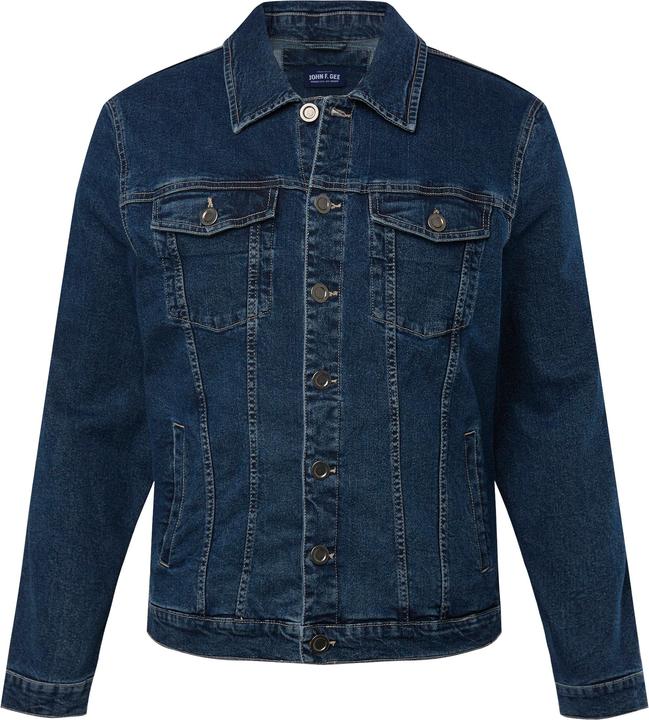 Produktbild John F. Gee Jeansjacke, stonewashed, Knopfleiste, bis 84/86 (80)