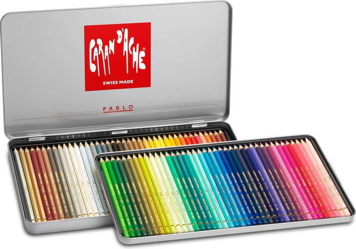 Actual product image Caran d'Ache Pablo Metallschachtel (Multicoloured, 80 x)