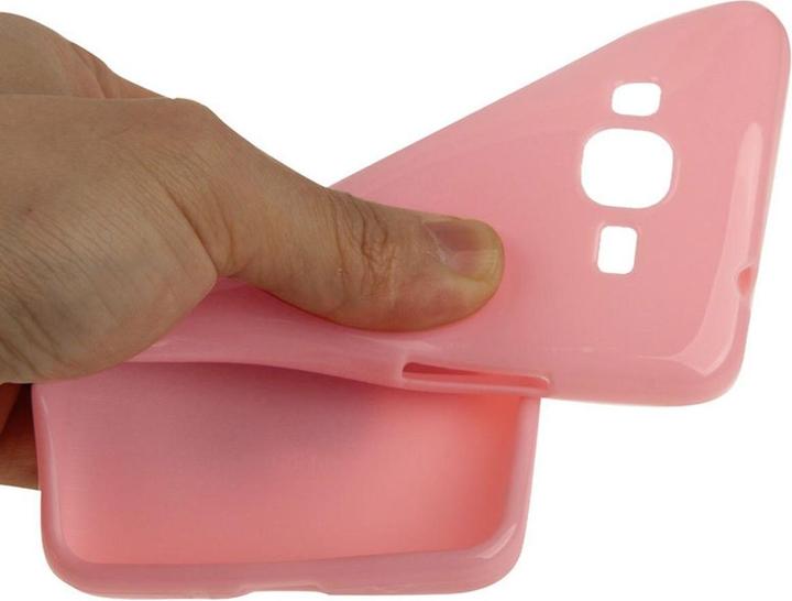 Actual product image König Design Protective cover TPU Case for mobile Samsung Galaxy Grand Prime SM G530H Pink (Samsung Galaxy Grand Prime)