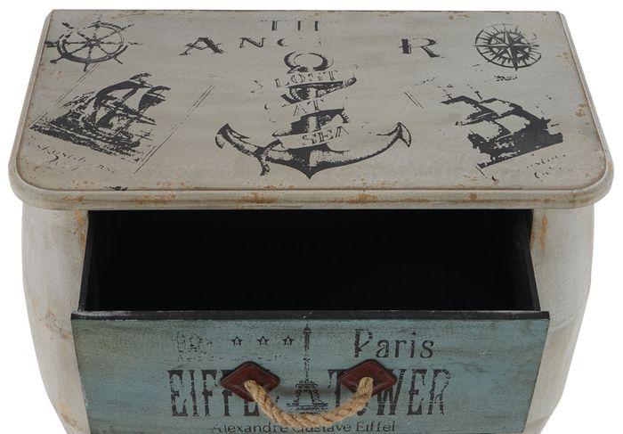 Produktbild Mendler Kommode Leiria Schubladenkommode Schrank Shabby-Look, Vintage, 74x70x36cm (70 x 36 x 74.5 cm)