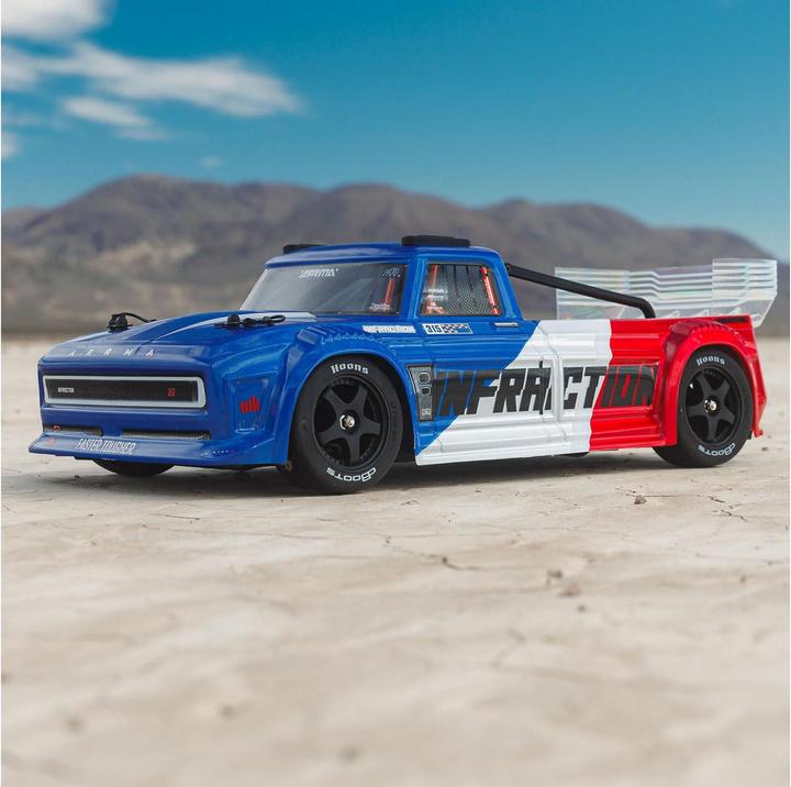 Produktbild Arrma Race Truck Infraction 223S DSC 4 x 4 1:8, ARTR Blau/Rot