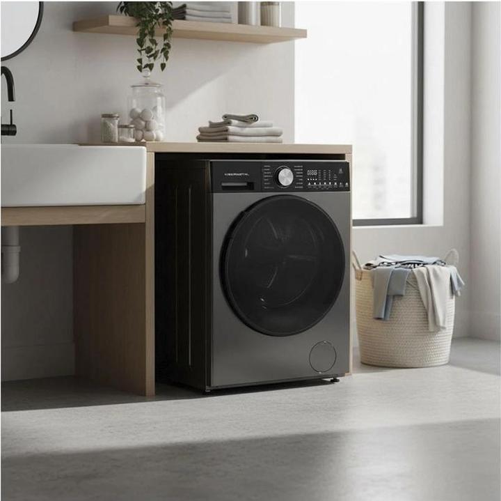 Actual product image Kibernetik PLWS506 PrimeLine Waschmaschine 9kg A-50% Klasse Titan (9 kg, Left)