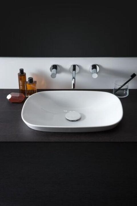 Produktbild Laufen INO Einbauwaschtisch, ohne Hahnloch, mit Überlauf, 500x365mm, H817302 (360 mm, 500 mm)