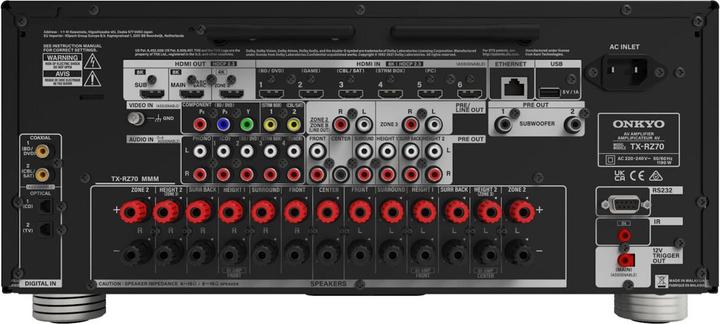 Actual product image Onkyo TX-RZ70 (11.2 Channel)