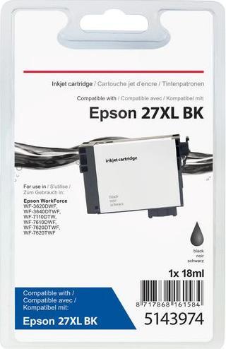 Actual product image Office Depot Ink Cartridge S020175 Compatible Epson 27XL T271140 Black