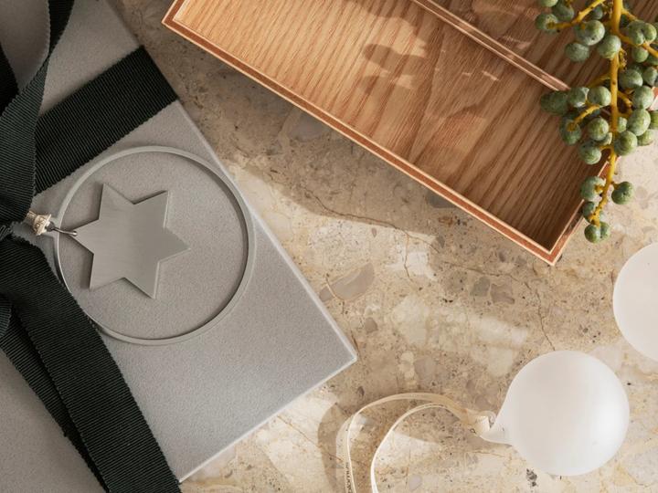 Image du produit Blomus JUHLA Weihnachtsschmuck M smoke/coffee/clear 5cm 6tlg (6 x)