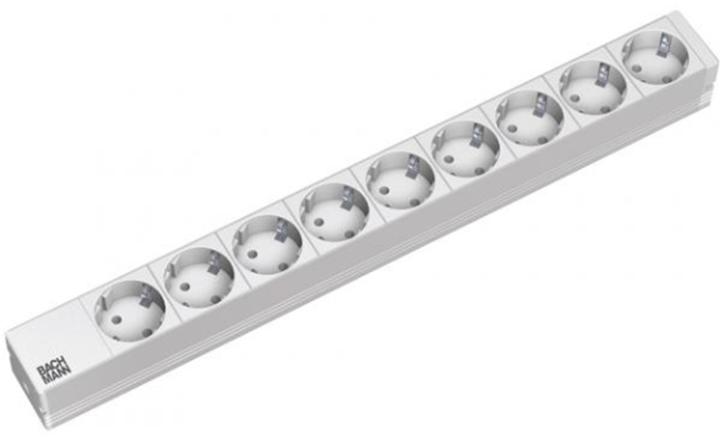 Produktbild Bachmann 19"Steckdosenl. 9-f. (9x, CEE 7/3, CEE 7/7, 2 m)