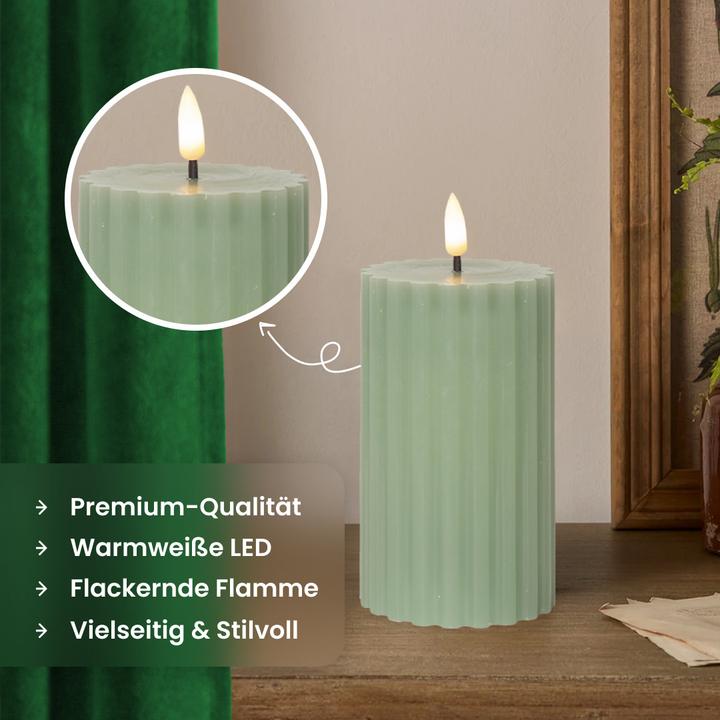 Actual product image Star Trading LED Pillar Candle Flame Stripe (1 x)