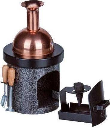 Immagine prodotto Crottendorfer 2211 - Bollitore per forno a fumo (finitura nera a martello), 13 cm