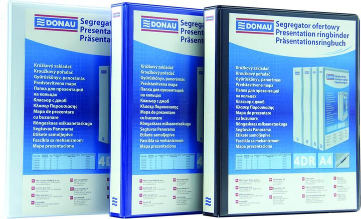 Actual product image Staples 4-ring binder, A4 100 mm black (DON256) (A4, 1 x)