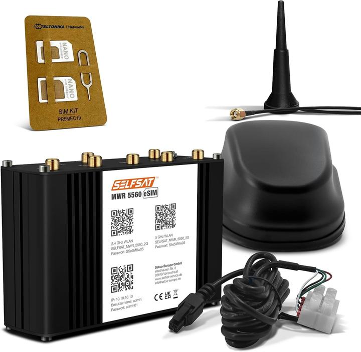 Produktbild Selfsat Router MWR 5560 eSIM 5G WLAN