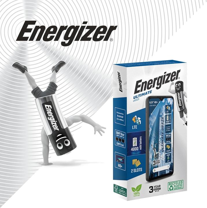 Image du produit Energizer Smartphone 2 Go de RAM 64 Go de mémoire Double SIM 4G LTE (64 Go, Noir, 6.51", Double SIM)