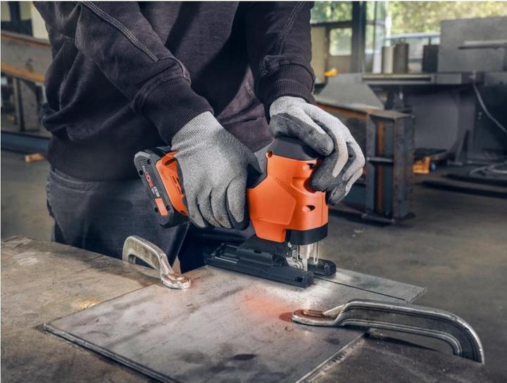 Actual product image Fein Cordless jigsaw for metal and wood 26 mm stroke F-IRON Jig 26 AS Set 2 x 4 Ah