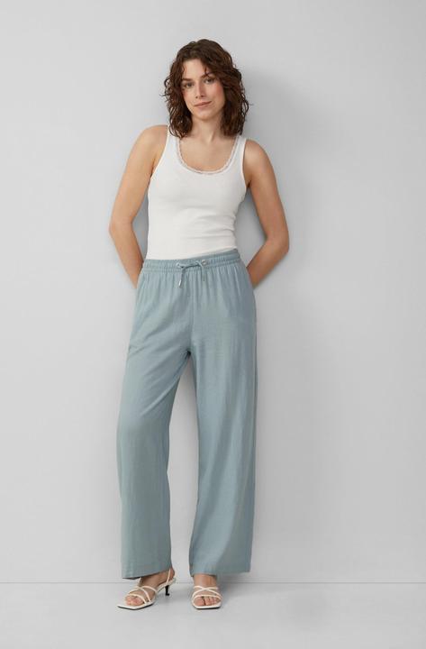 Produktbild S.Oliver Hose Leinenmixhose mit Gummizug und weitem Bein (W36/L32)