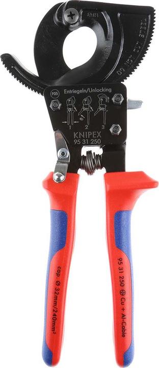 Productafbeelding Knipex Kabelschaar (ratelprincipe) 95 31 250 (250 mm)