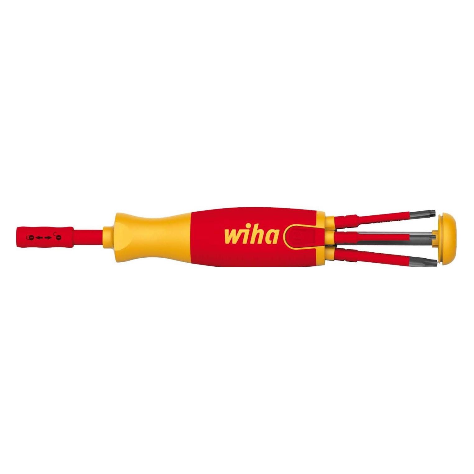 Wiha, Schroevendraaiers, 2831-09022 LiftUp Electric Torx 6 StuksSchroevendraaier Met Bitmagazijn LiftUp Electric