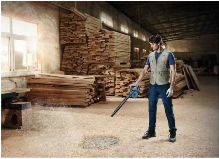 Productafbeelding Bosch Professional GBL 18V-120 (Oplaadbare batterij, Werkplaatsblazer)