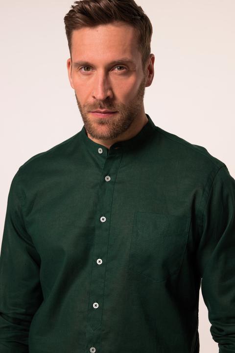 Produktbild JP1880 Hemd, Langarm, Leinenmix, Stehkragen, Modern Fit (3XL)