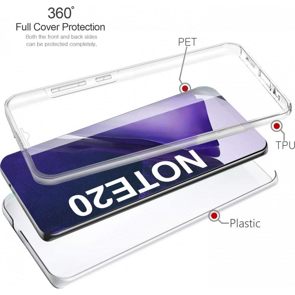 Thumbnail - Screenguard 360° Screen & Body Protector Samsung Galaxy Note20 Hülle mit Folie (Samsung Galaxy Note 20), Smartphone Hüll...