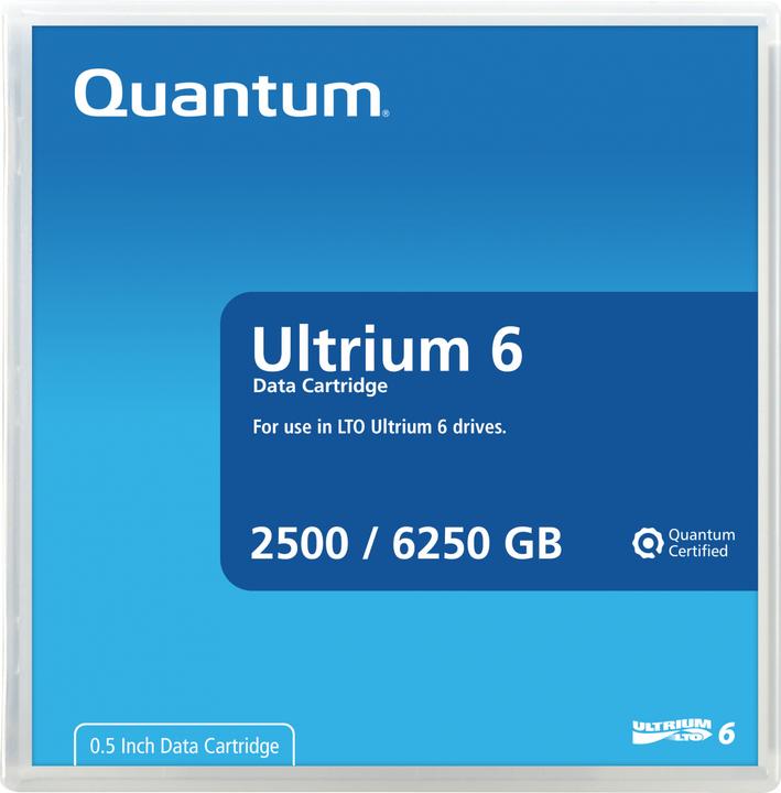 Produktbild Quantum Data cartridge LTO6 Media Ultrium 2,5/6,25TB (LTO-6 Ultrium, 2500 GB)