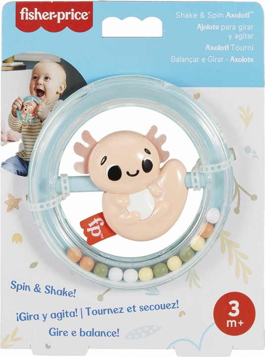Produktbild Fisher-Price Spielzeugsammlung für Babys mit Tiermotiven, Beißring, Rassel und Klacker für Neugeborene
