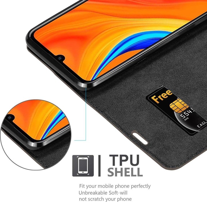 Actual product image Cadorabo Book Invisible Magnet Cover (Huawei Y6s)