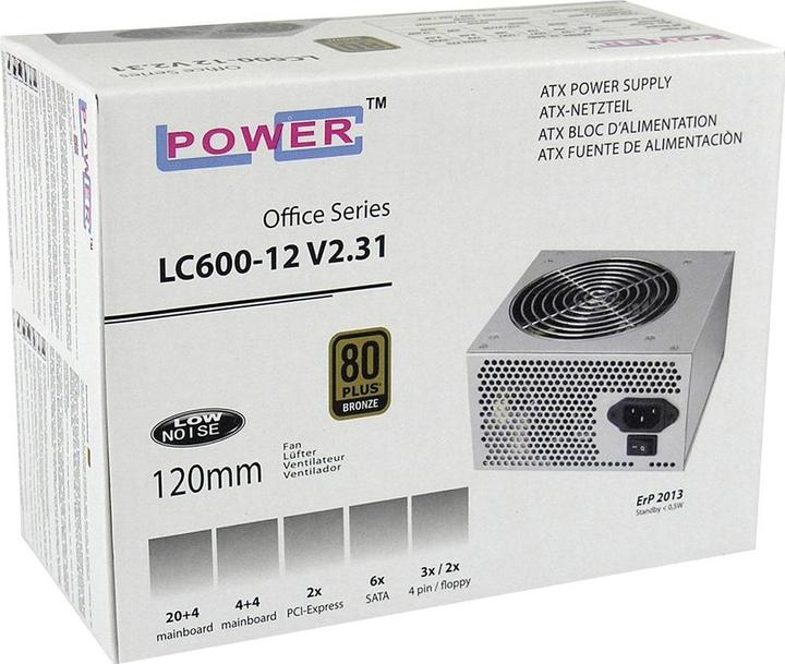 Actual product image LC-Power Lc600-12 (450 W)