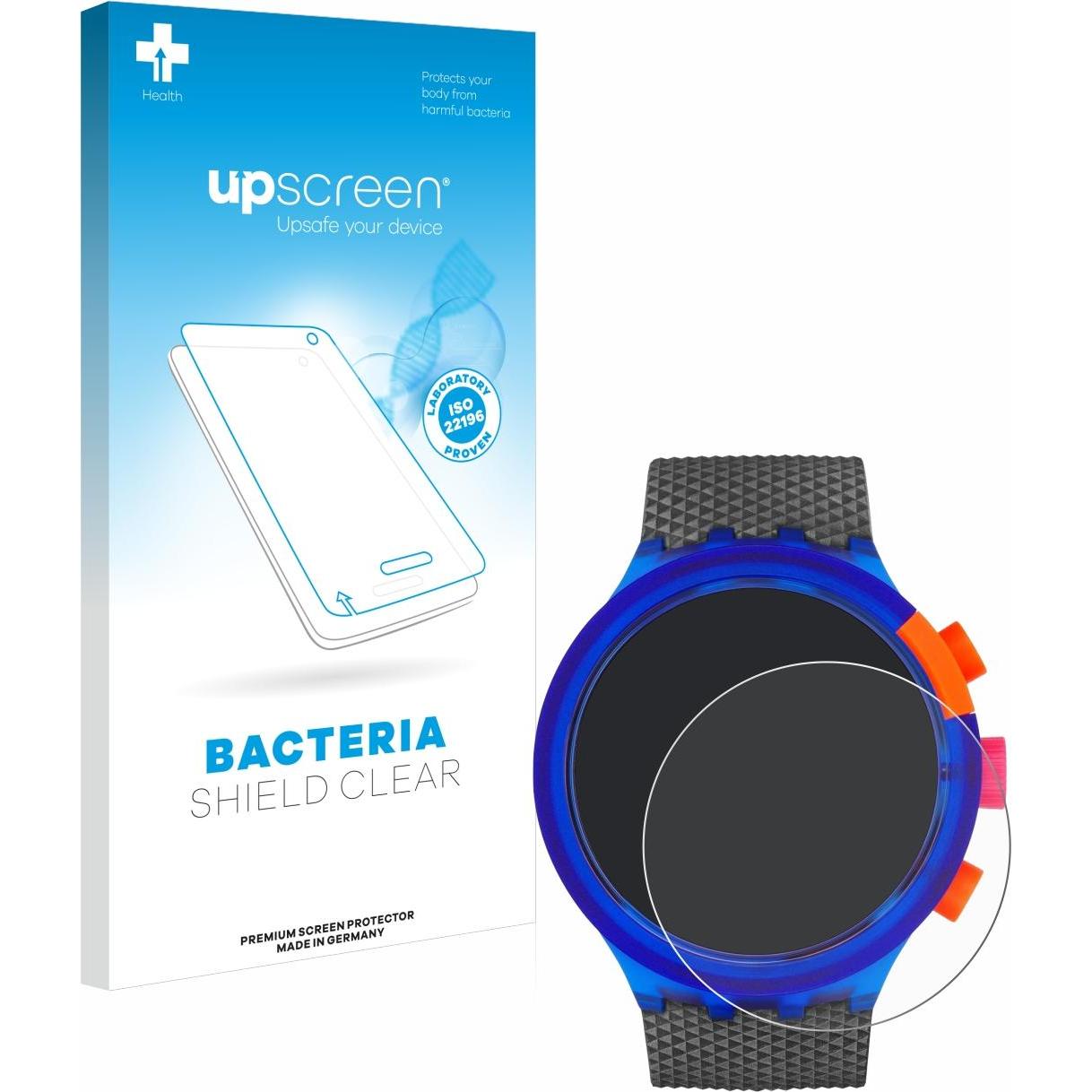 upscreen Schutzfolie Displayschutz Displayschutzfolie Folie Klar antibakteriell, Smartwatch Schutzfolie, Transparent