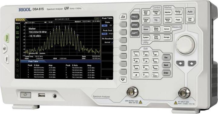 Actual product image Rigol DSA815-TG Spectrum Analyser with Tracki (Analyzer)