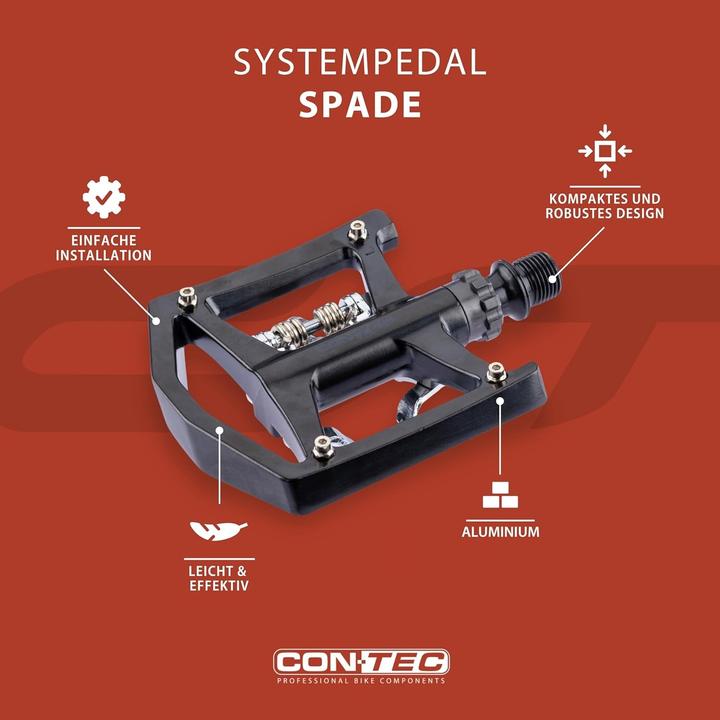 Image du produit Contec Pédale de système de VTT Trail Spade