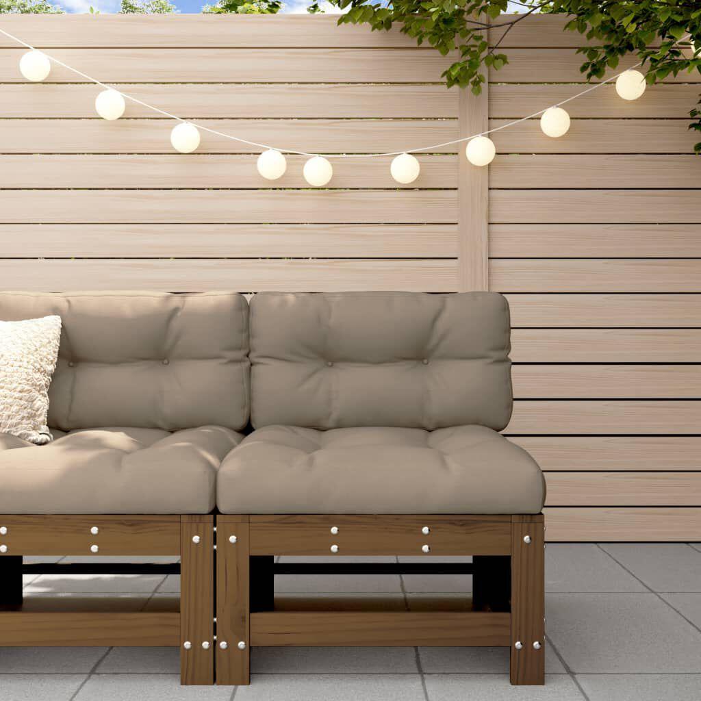 VidaXL, Gartenlounge, Garten-Mittelsofa Honigbraun Massivholz Kiefer,Farbe