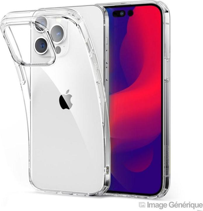 Produktbild OEM Silikonhülle für iPhone 15 Pro Max (0.5mm, Transparent) Massenweise (Apple iPhone 15 Pro Max)