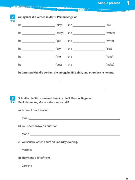 Produktbild 10-Minuten-Training Englisch Simple Present und Present Progressive 5. Klasse (Englisch, Deutsch, 2023)