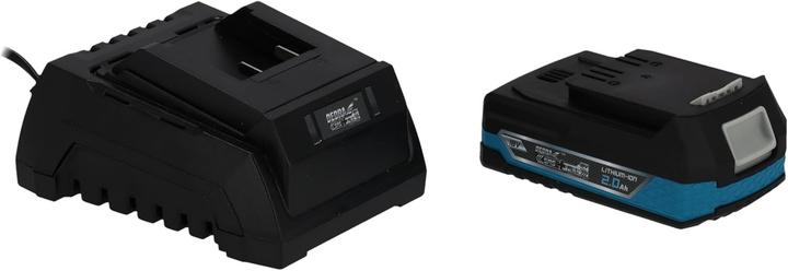 Produktbild Dedra 18V-Akkuset, SAS+ALL DED7016 – Trimmer, 2,0Ah-Akku, Ladegerät