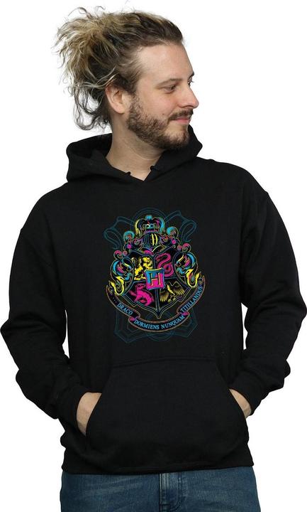 Immagine prodotto Neon Hogwarts Crest Felpa con Cappuccio Uomo (M)