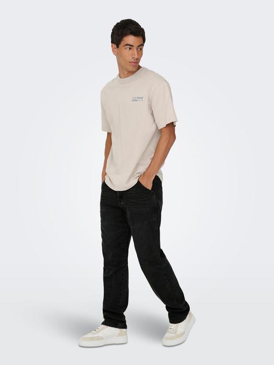 Produktbild Only & Sons ONSEDGE Mid Rise Gerade geschnitten Jeans Normal geschnitten jeans (W33/L32)