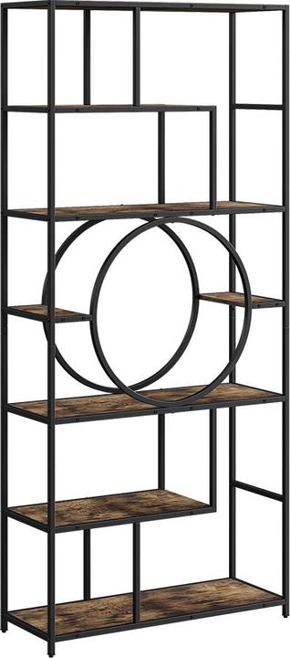 Actual product image Vicco Raumteiler Fyrk, Schwarz/Antikholz, 80 x 180 cm